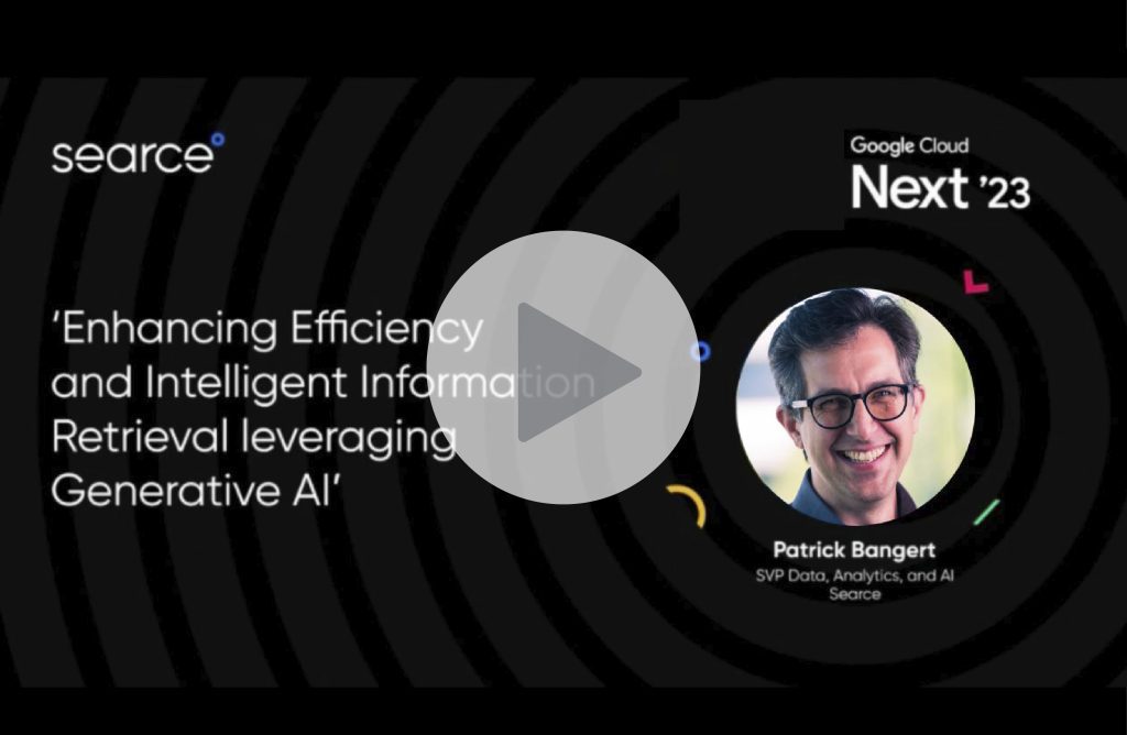 Reimagine Your Business with GenAI: Hear Patrick Bangert's Exclusive Keynote at Google Next'23